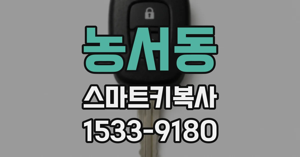 농서동 스마트키복사