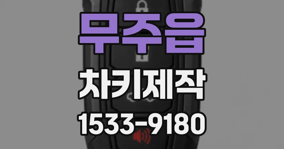 무주읍 차키제작