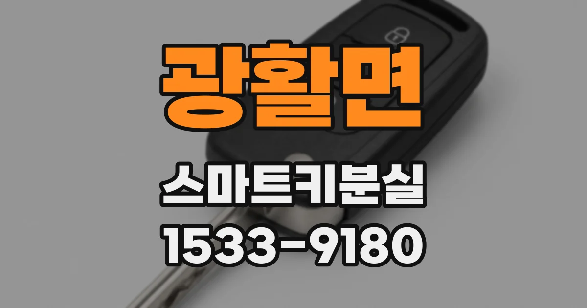 광활면 스마트키분실