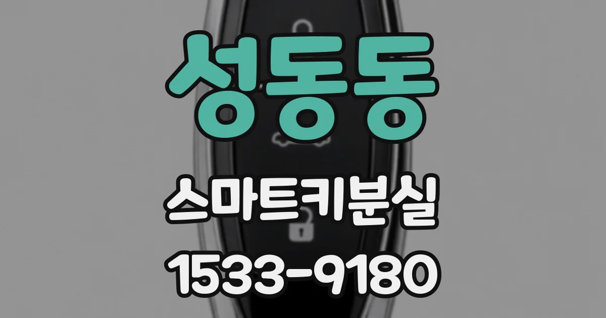 성동동 스마트키분실