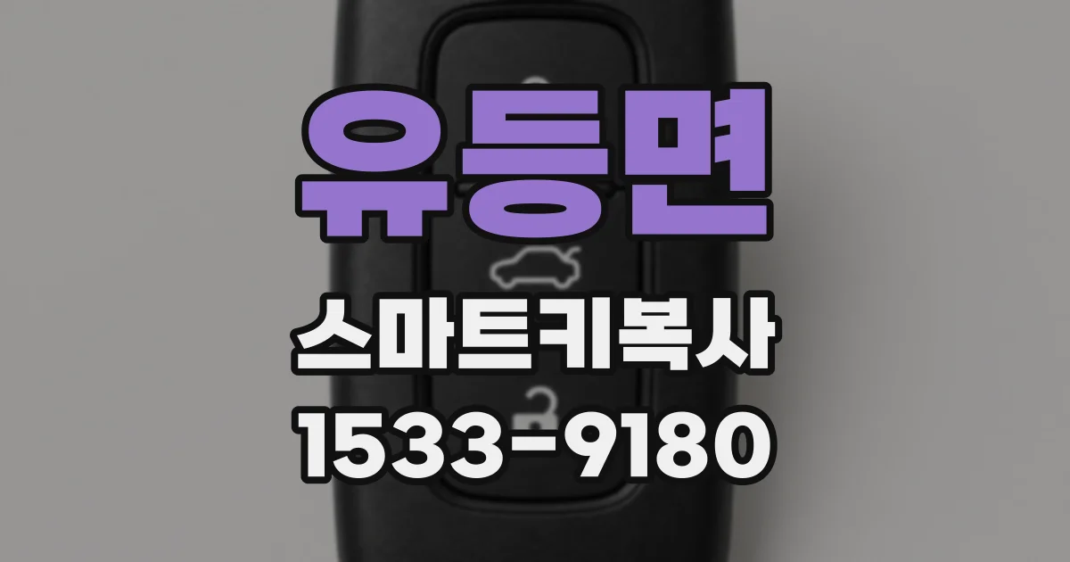 유등면 스마트키복사