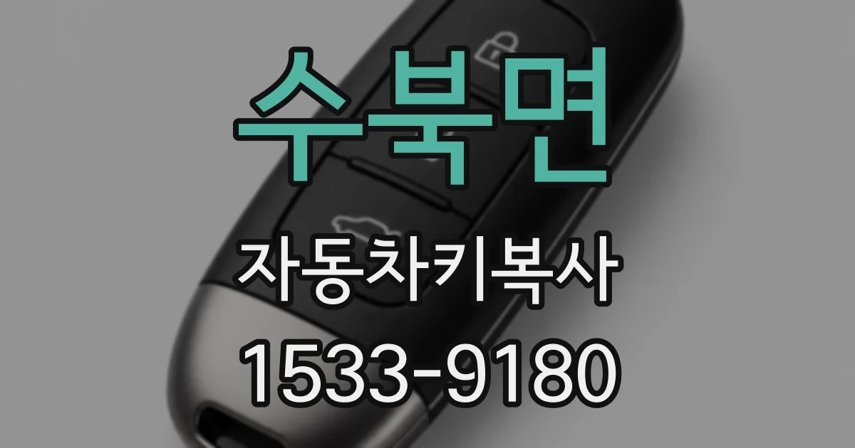 수북면 자동차키복사
