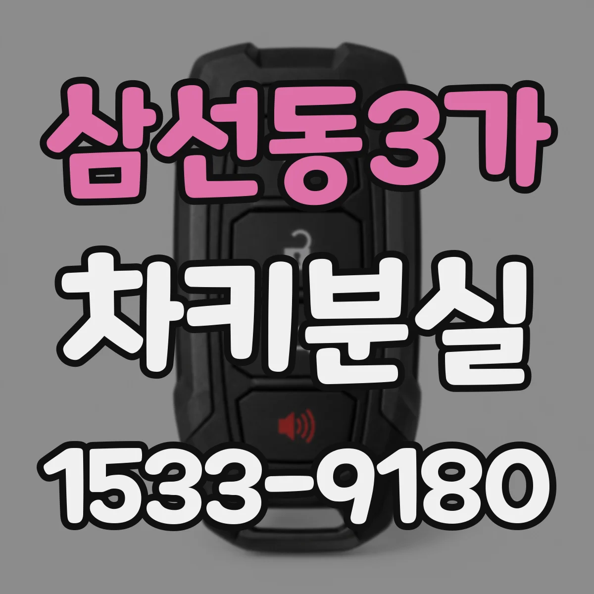 삼선동3가 차키분실