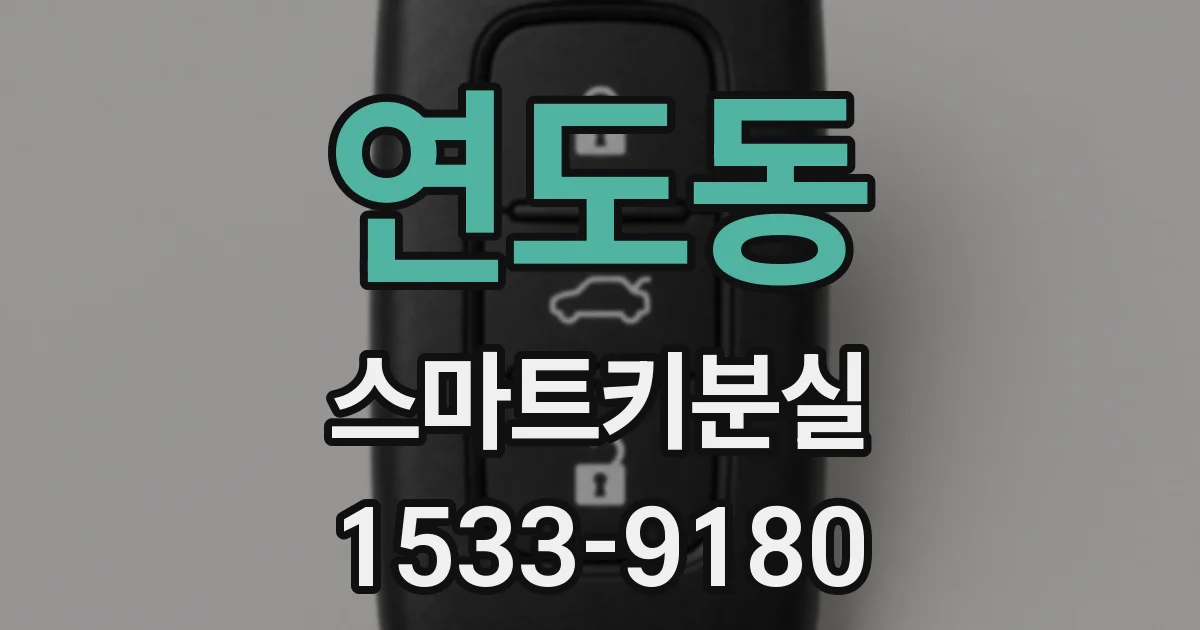 연도동 스마트키분실
