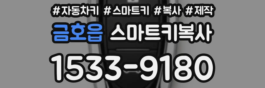금호읍 스마트키복사