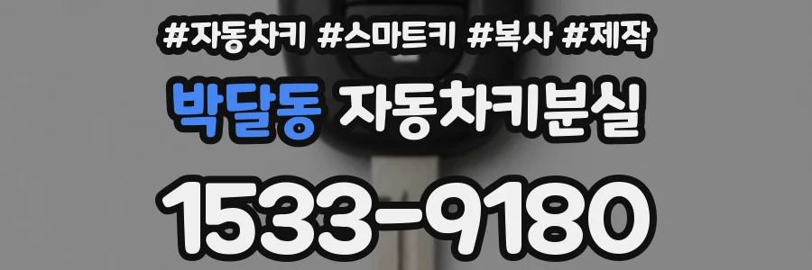 박달동 자동차키분실