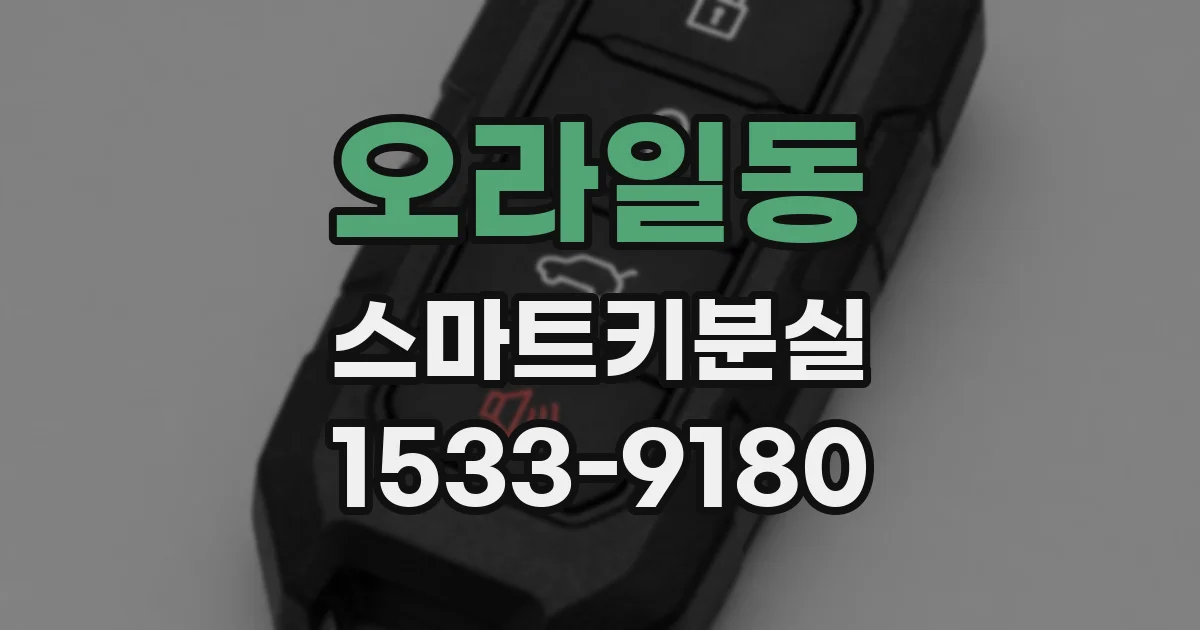 오라일동 스마트키분실