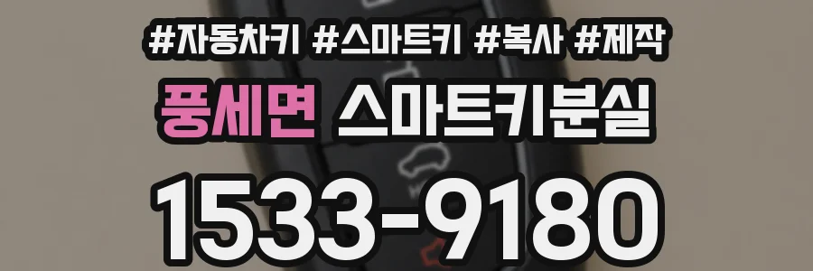 풍세면 스마트키분실
