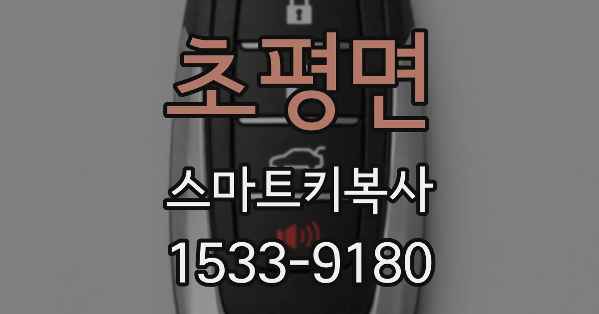 초평면 스마트키복사