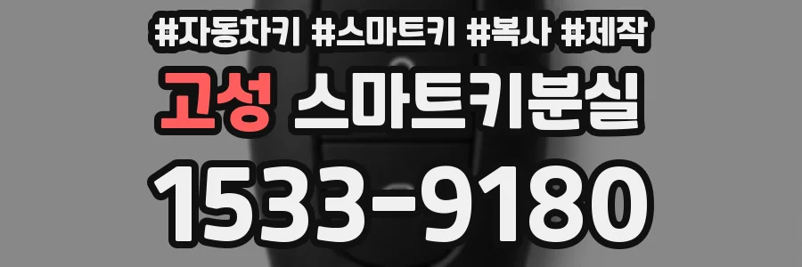 고성 스마트키분실