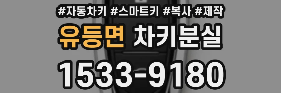 유등면 차키분실