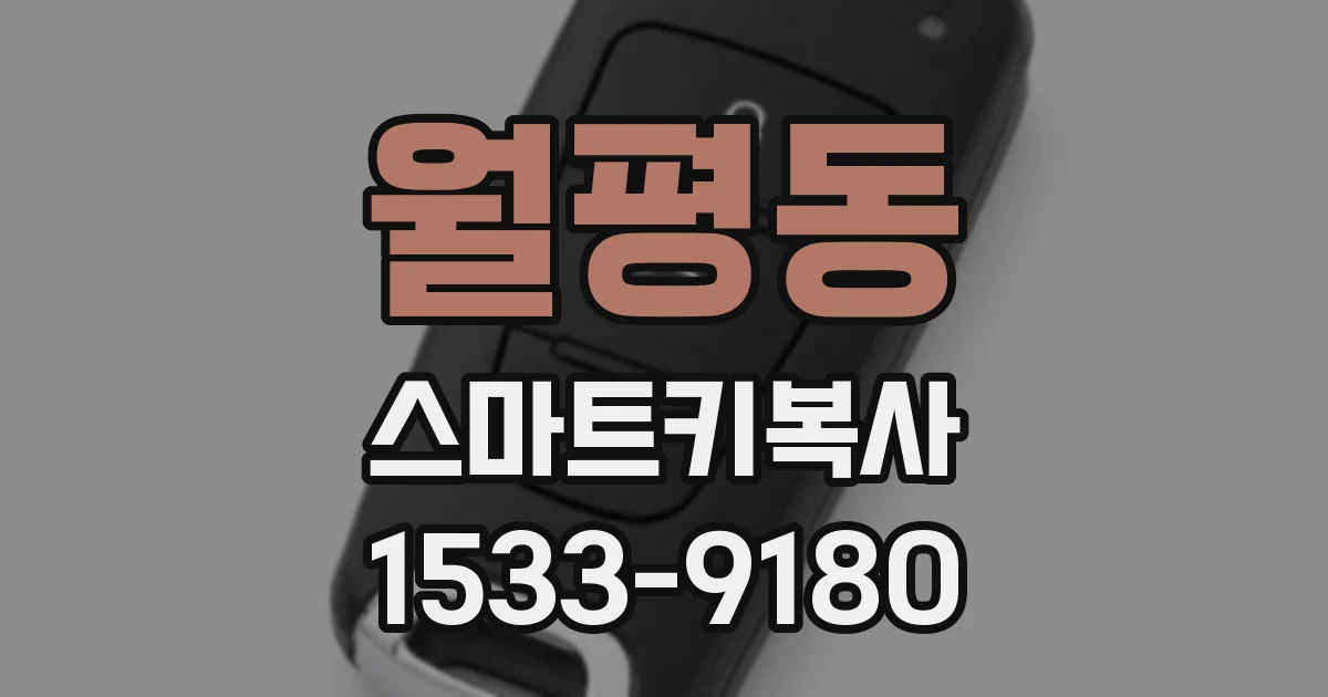 월평동 스마트키복사
