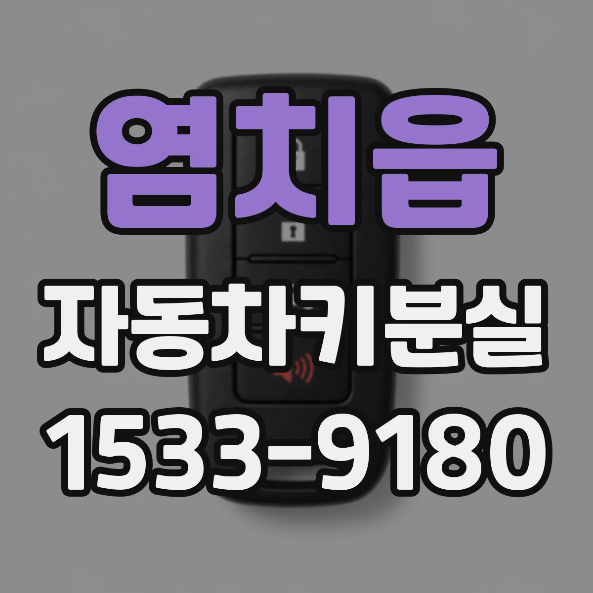 염치읍 자동차키분실