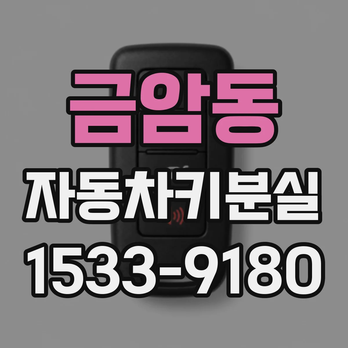 금암동 자동차키분실