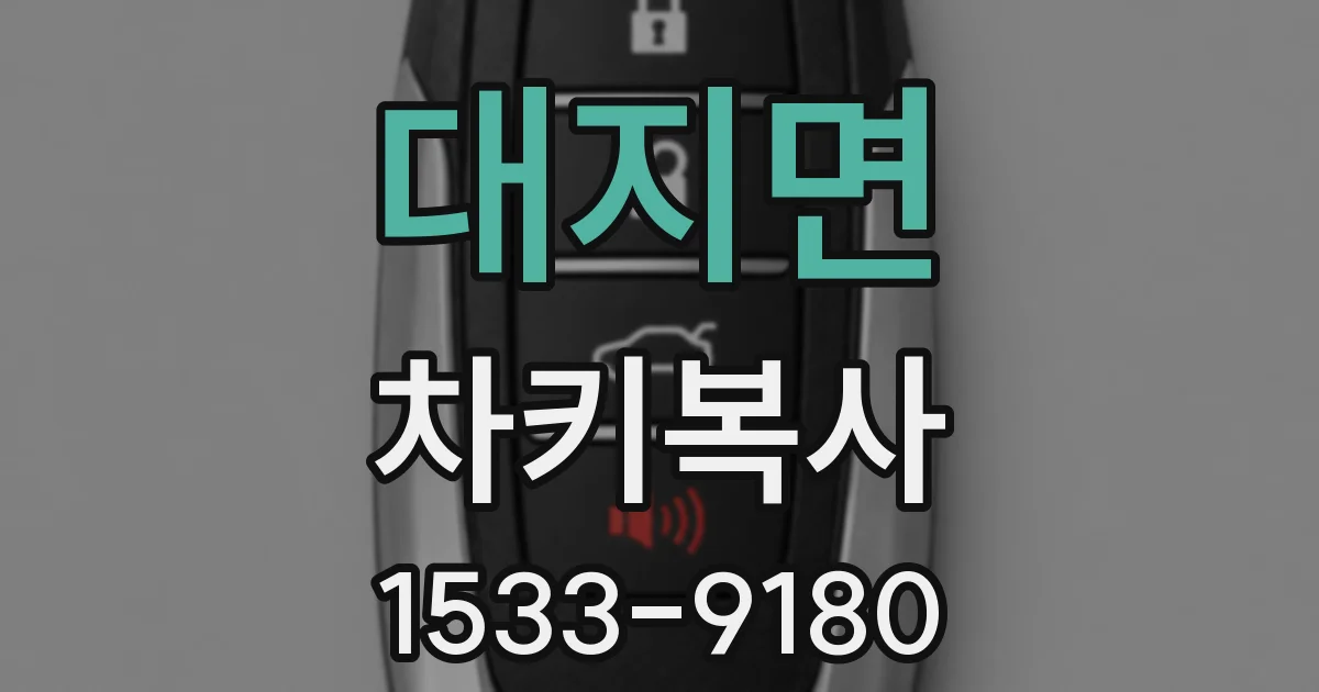 대지면 차키복사