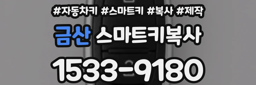금산 스마트키복사