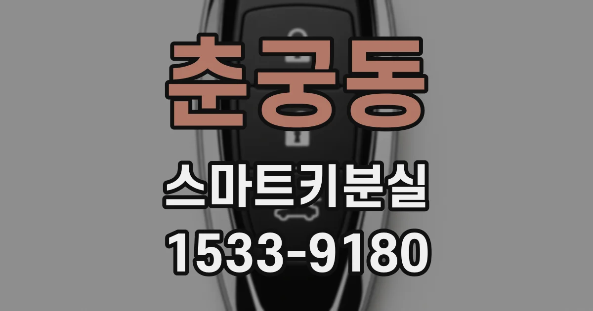 춘궁동 스마트키분실