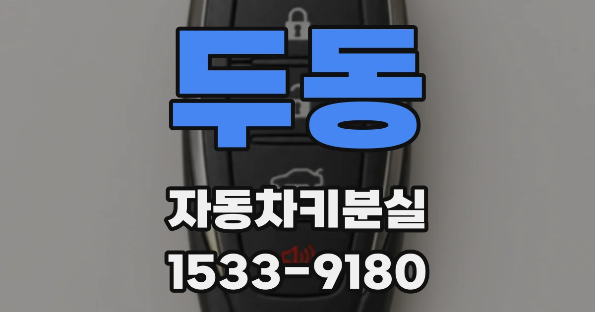 두동 자동차키분실