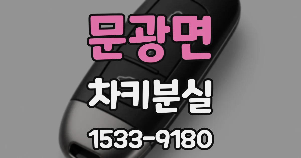 문광면 차키분실
