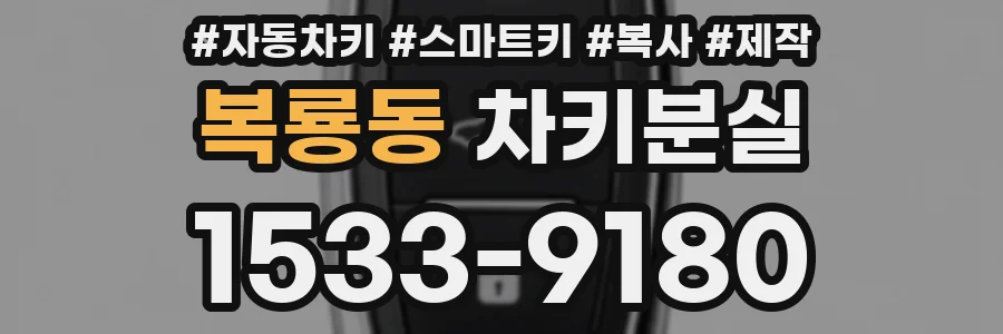 복룡동 차키분실