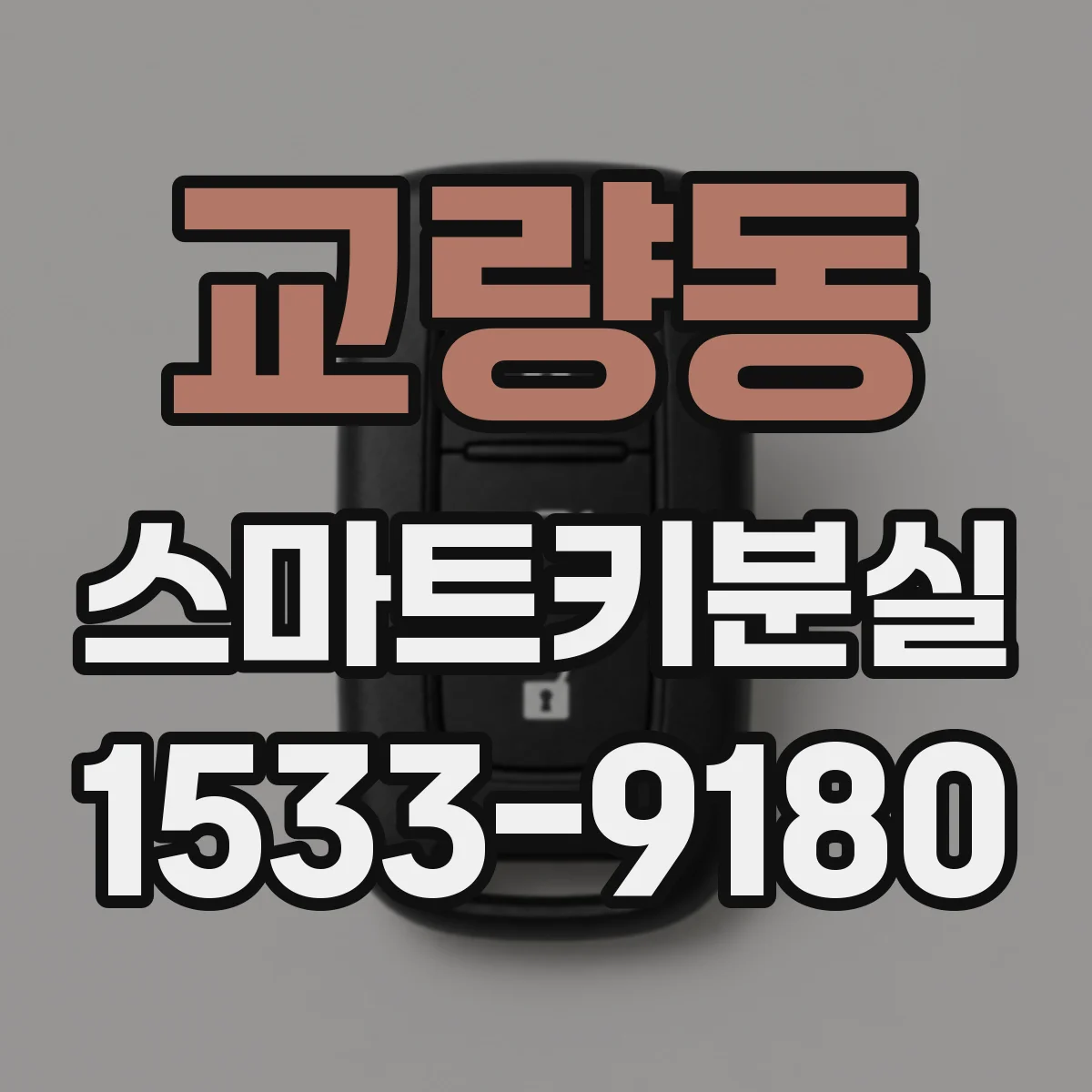 교량동 스마트키분실