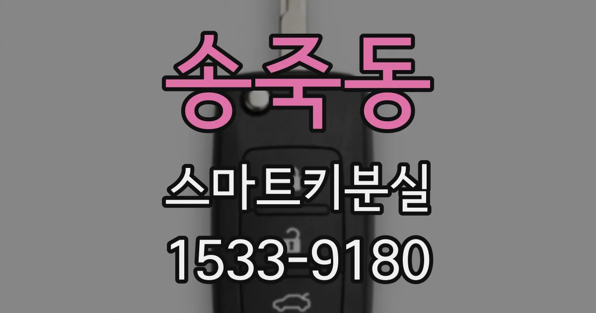 송죽동 스마트키분실