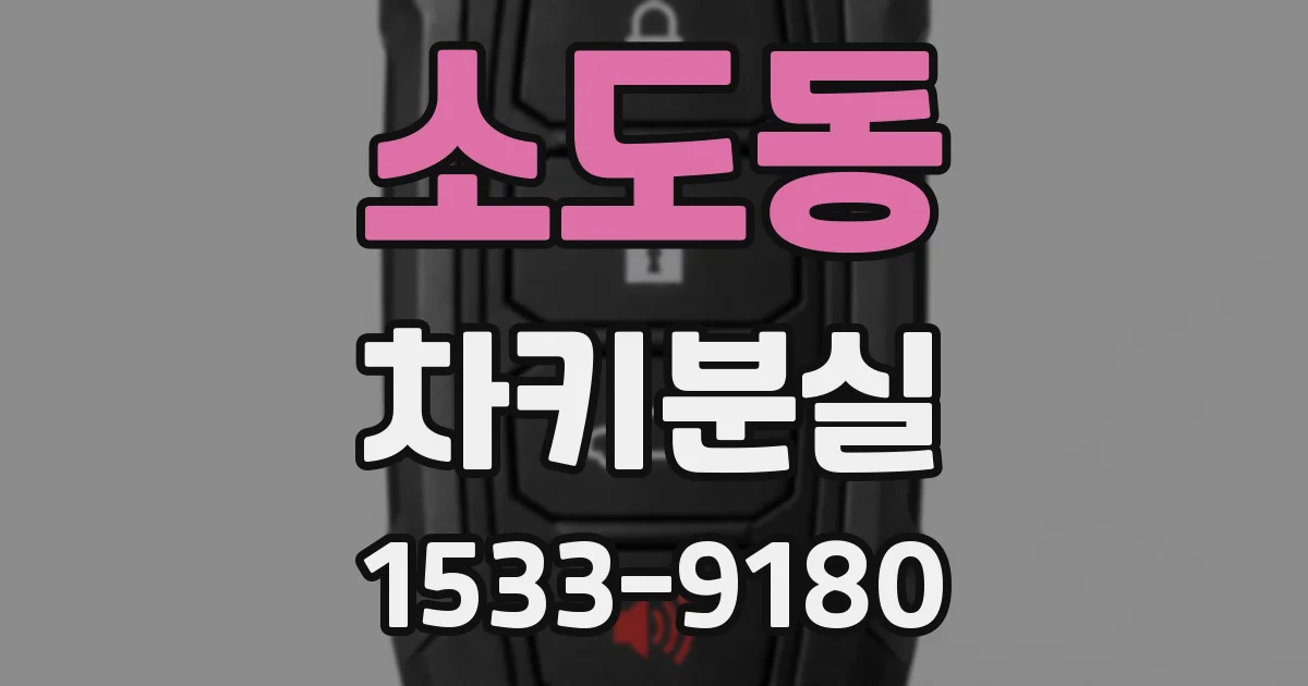 소도동 차키분실