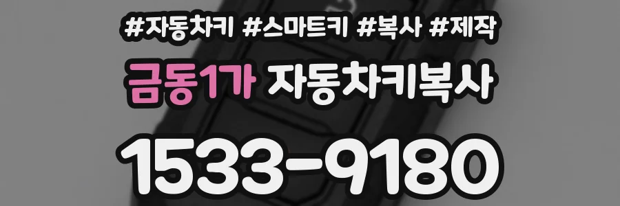 금동1가 자동차키복사
