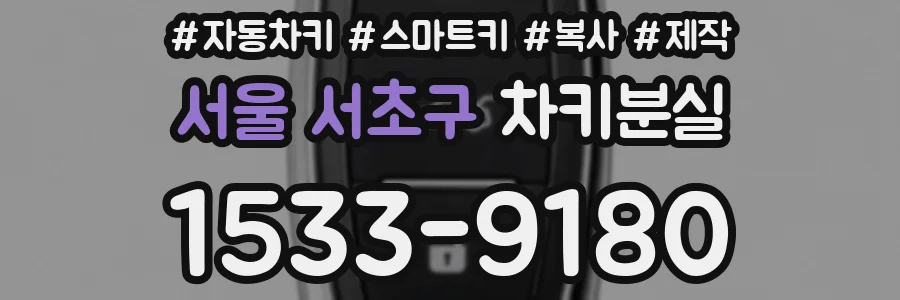 서울 서초구 차키분실
