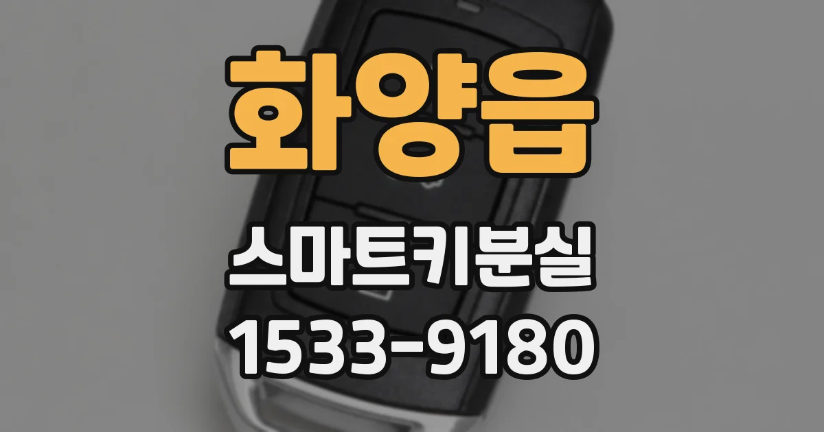 화양읍 스마트키분실