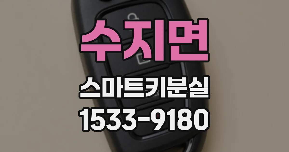 수지면 스마트키분실