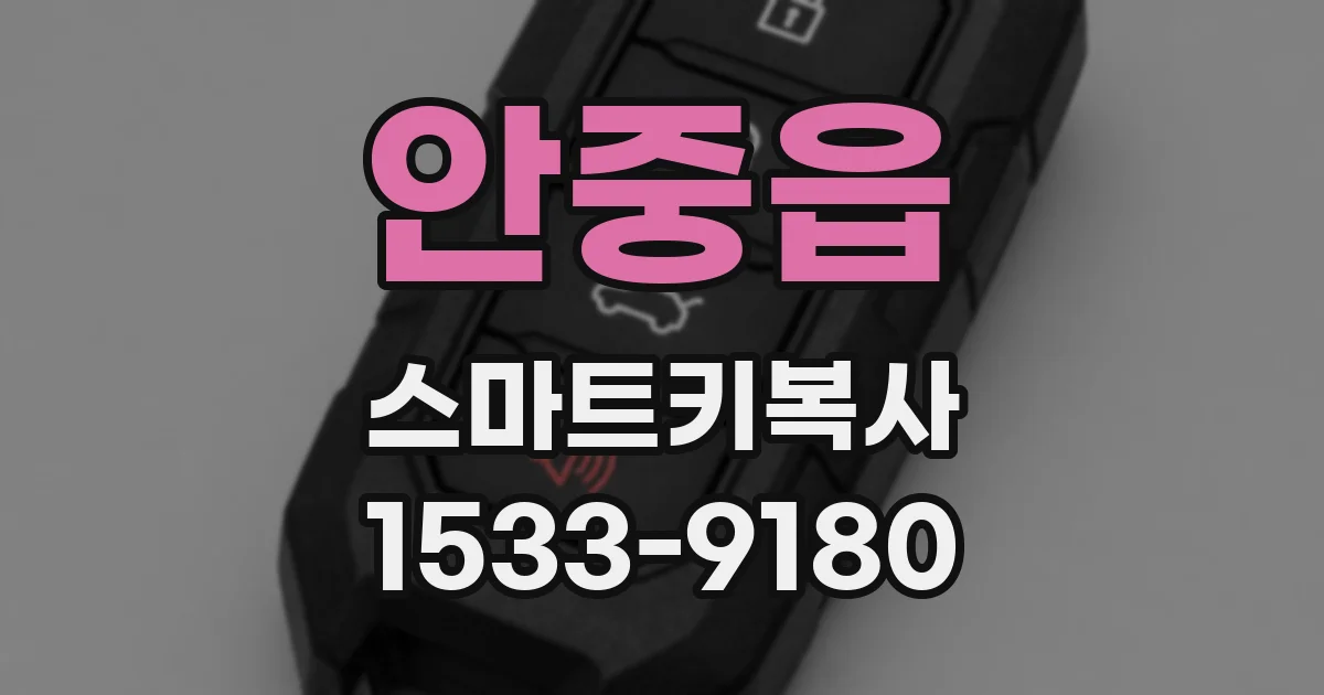 안중읍 스마트키복사