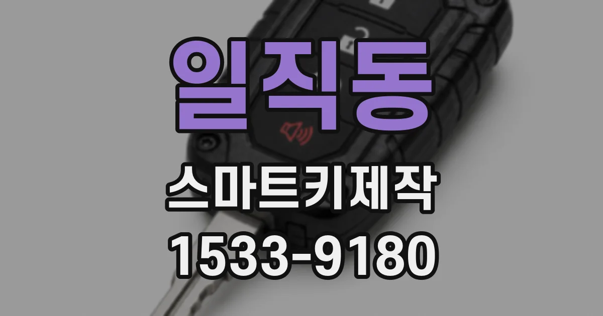 일직동 스마트키제작
