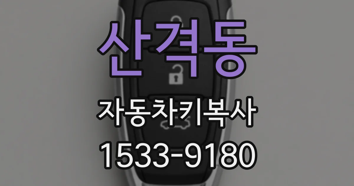 산격동 자동차키복사