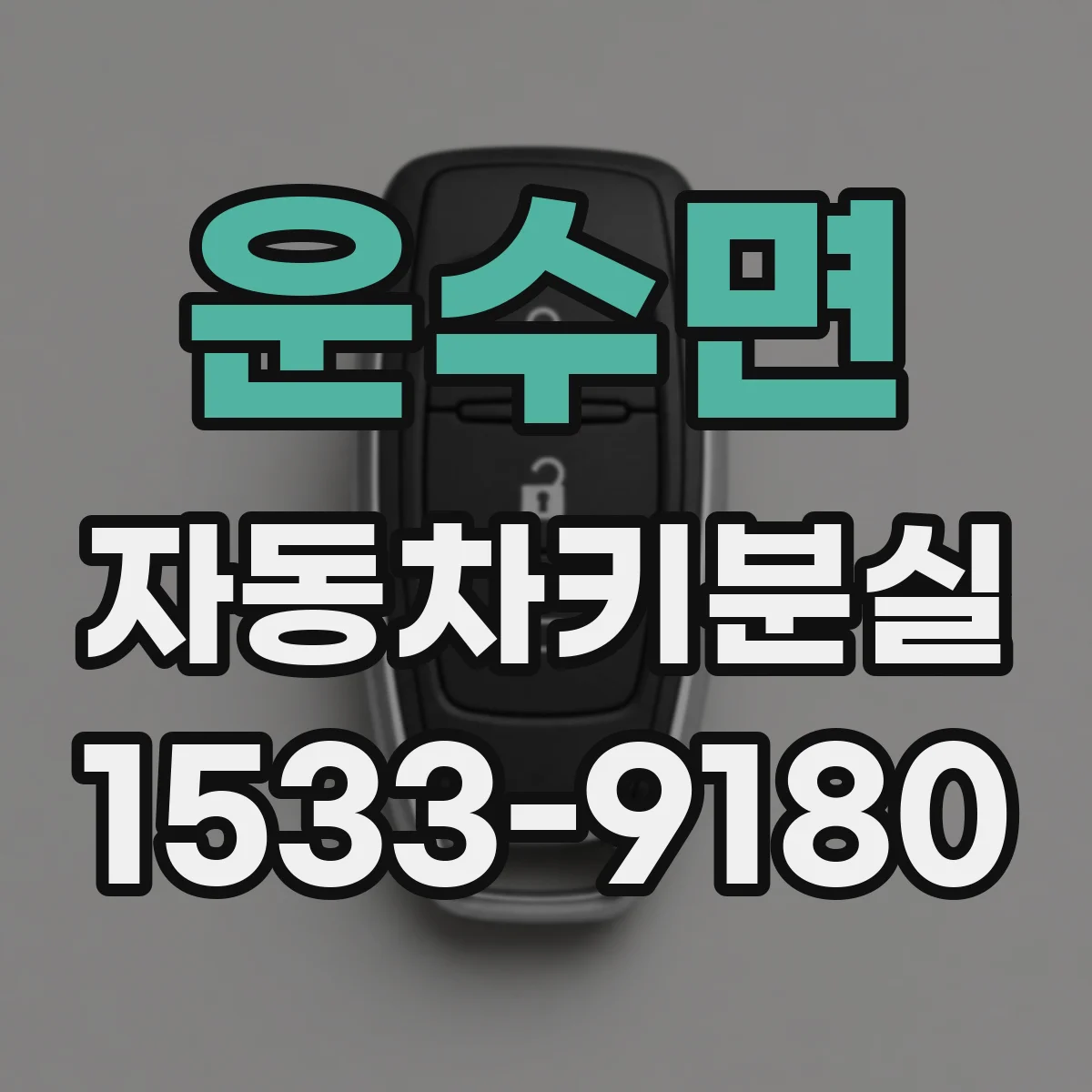 운수면 자동차키분실