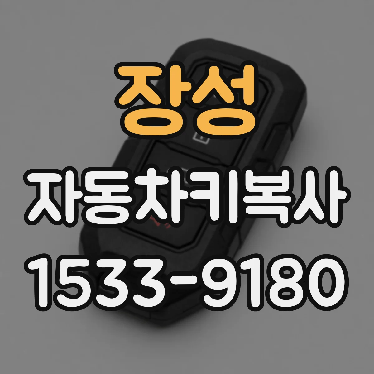 장성 자동차키복사