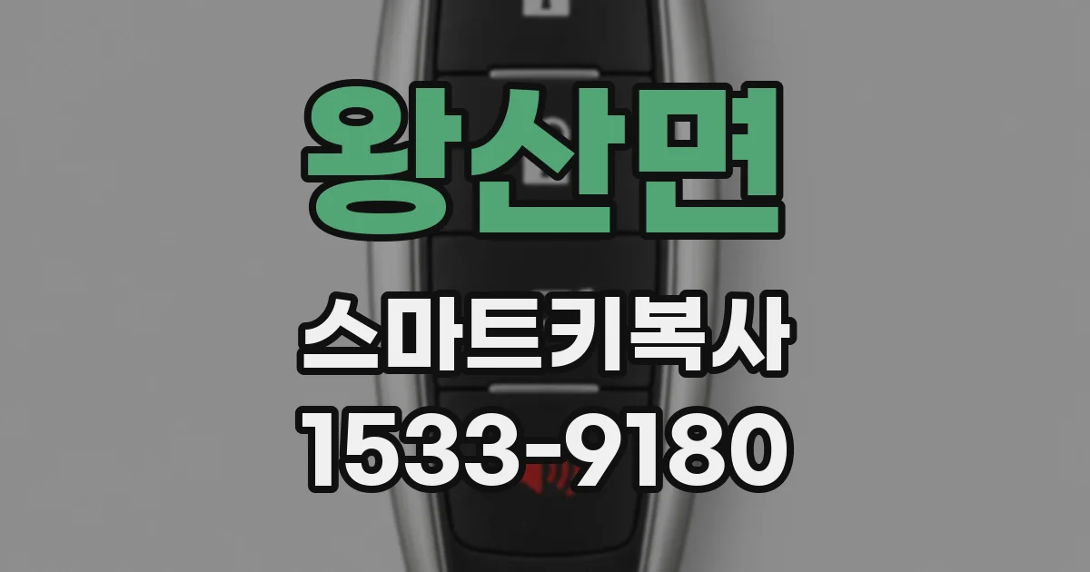 왕산면 스마트키복사