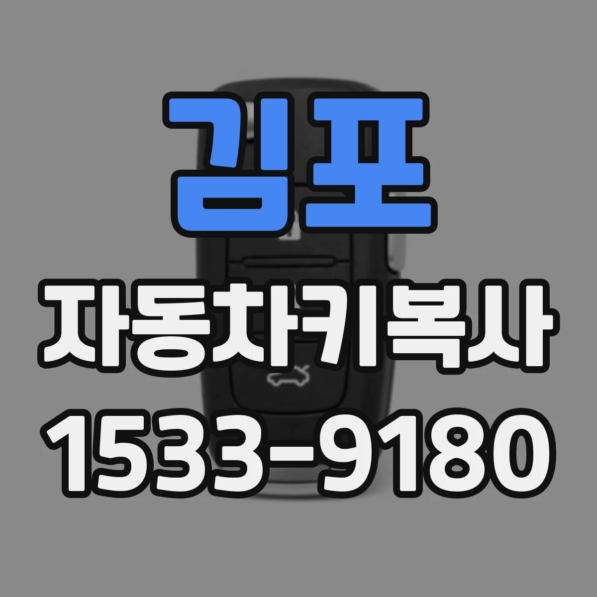 김포 자동차키복사