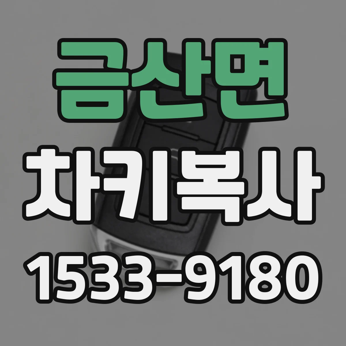 금산면 차키복사