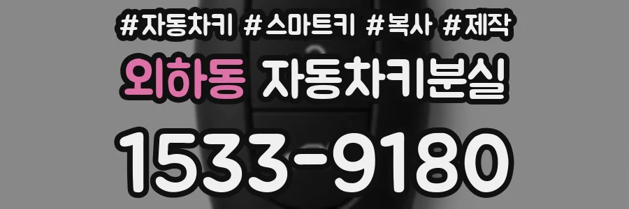 외하동 자동차키분실