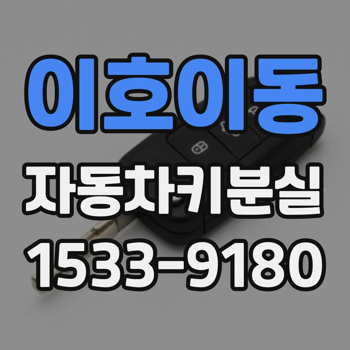 이호이동 자동차키분실