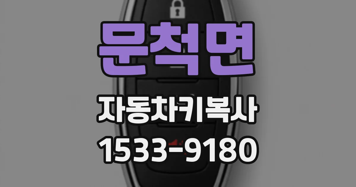 문척면 자동차키복사