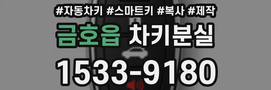 금호읍 차키분실
