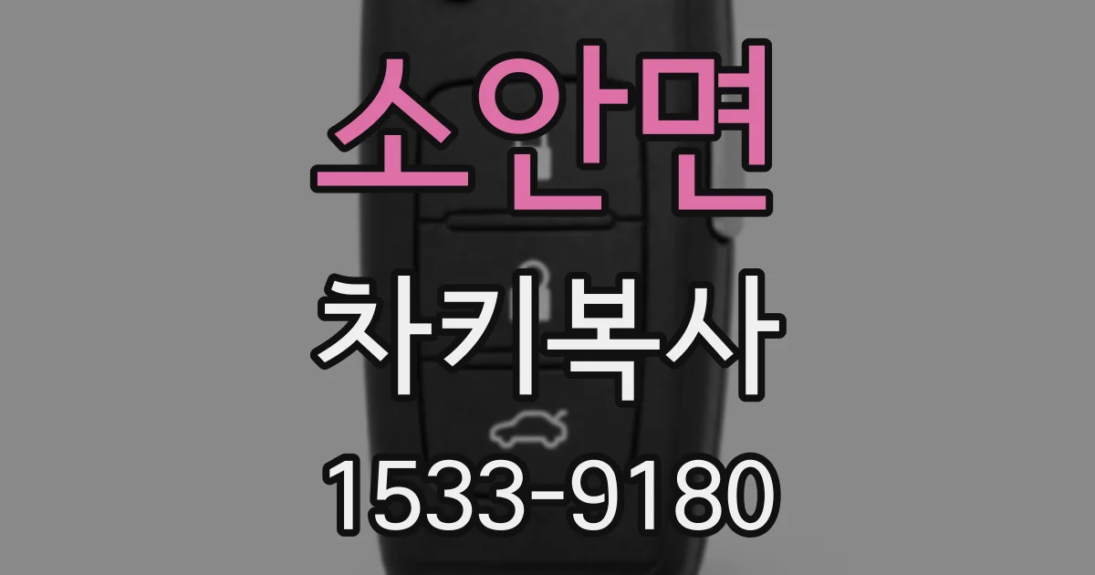 소안면 차키복사