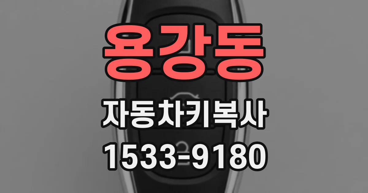 용강동 자동차키복사