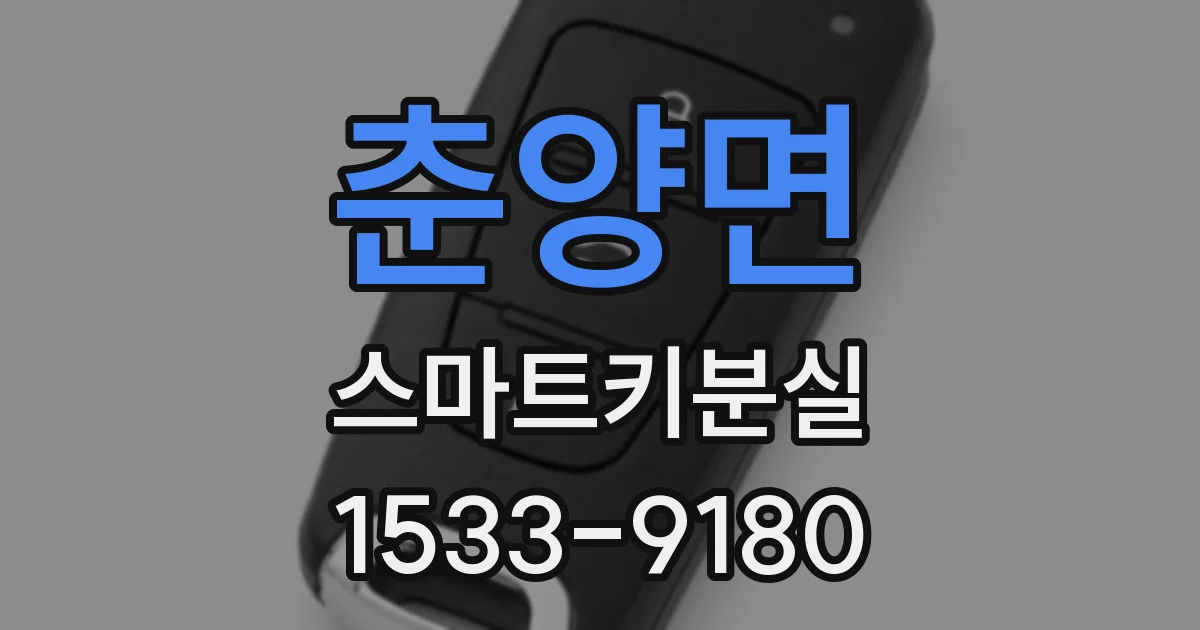춘양면 스마트키분실