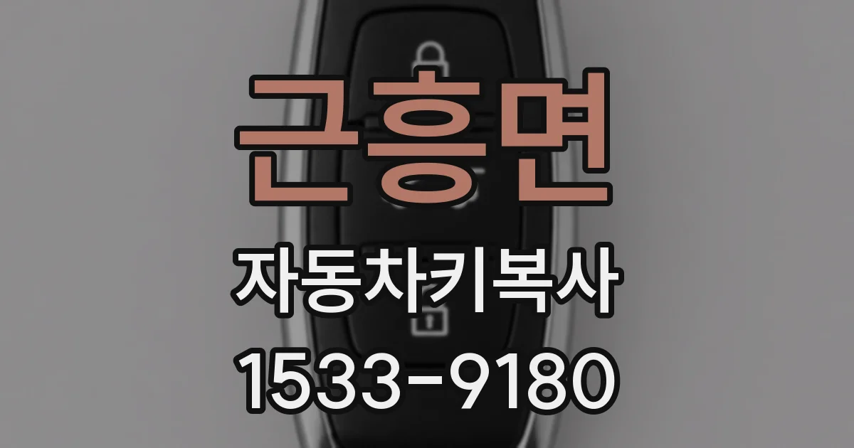 근흥면 자동차키복사