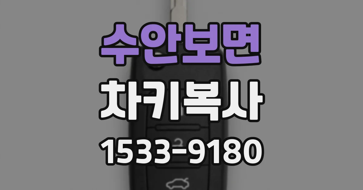 수안보면 차키복사