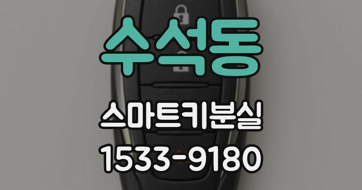 수석동 스마트키분실