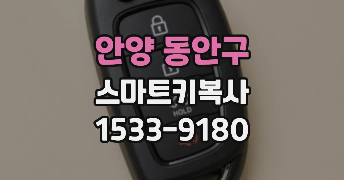 안양 동안구 스마트키복사